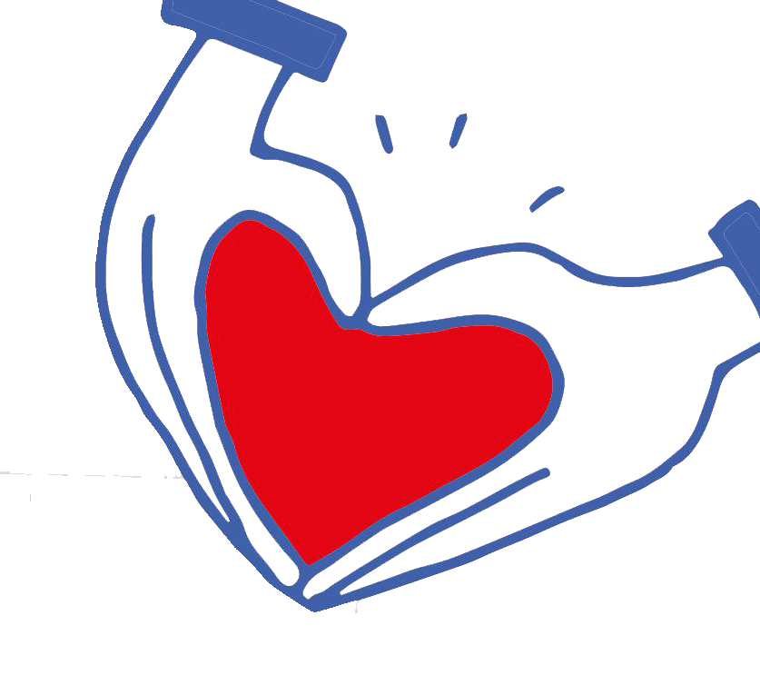 Zwei Hände die ein Herz formen