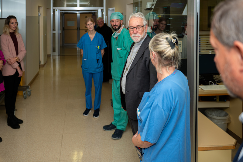 Langjährige Mitarbeiter Ehrungen, Besuch Bischof Dr. Josef Marketz, Elisabethinen Krankenhaus Klagenfurt