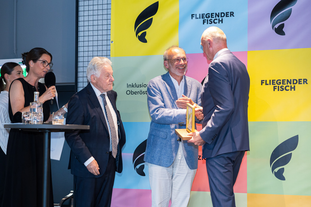 Dr. Fellinger wurde mit dem Preis für sein Lebenswerk überrascht