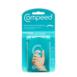 eine Packung Compeed Fingerrisse-Pflaster