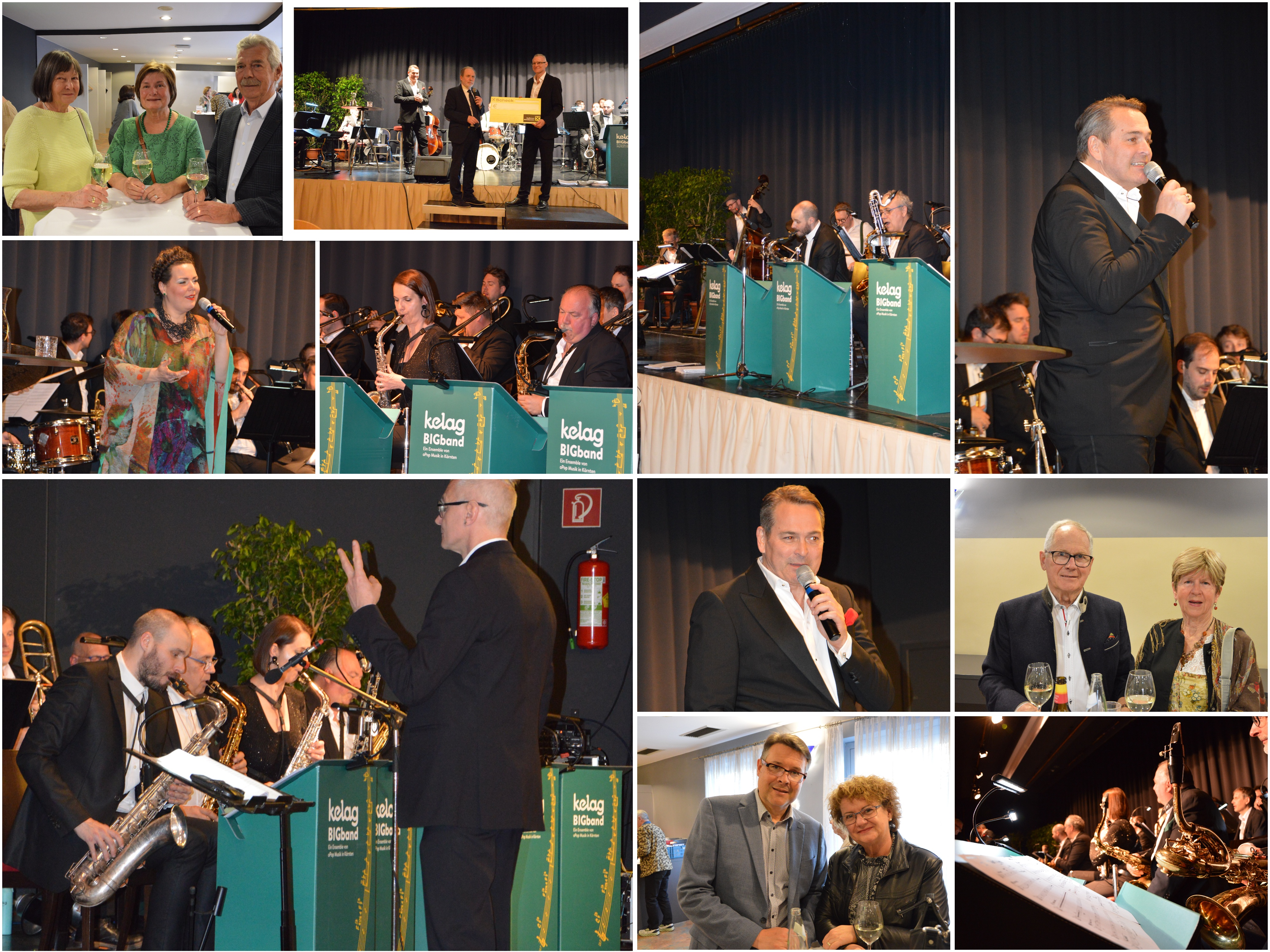 KelagBIGband / Barmherzige Brüder Collage Veranstaltungsfotos