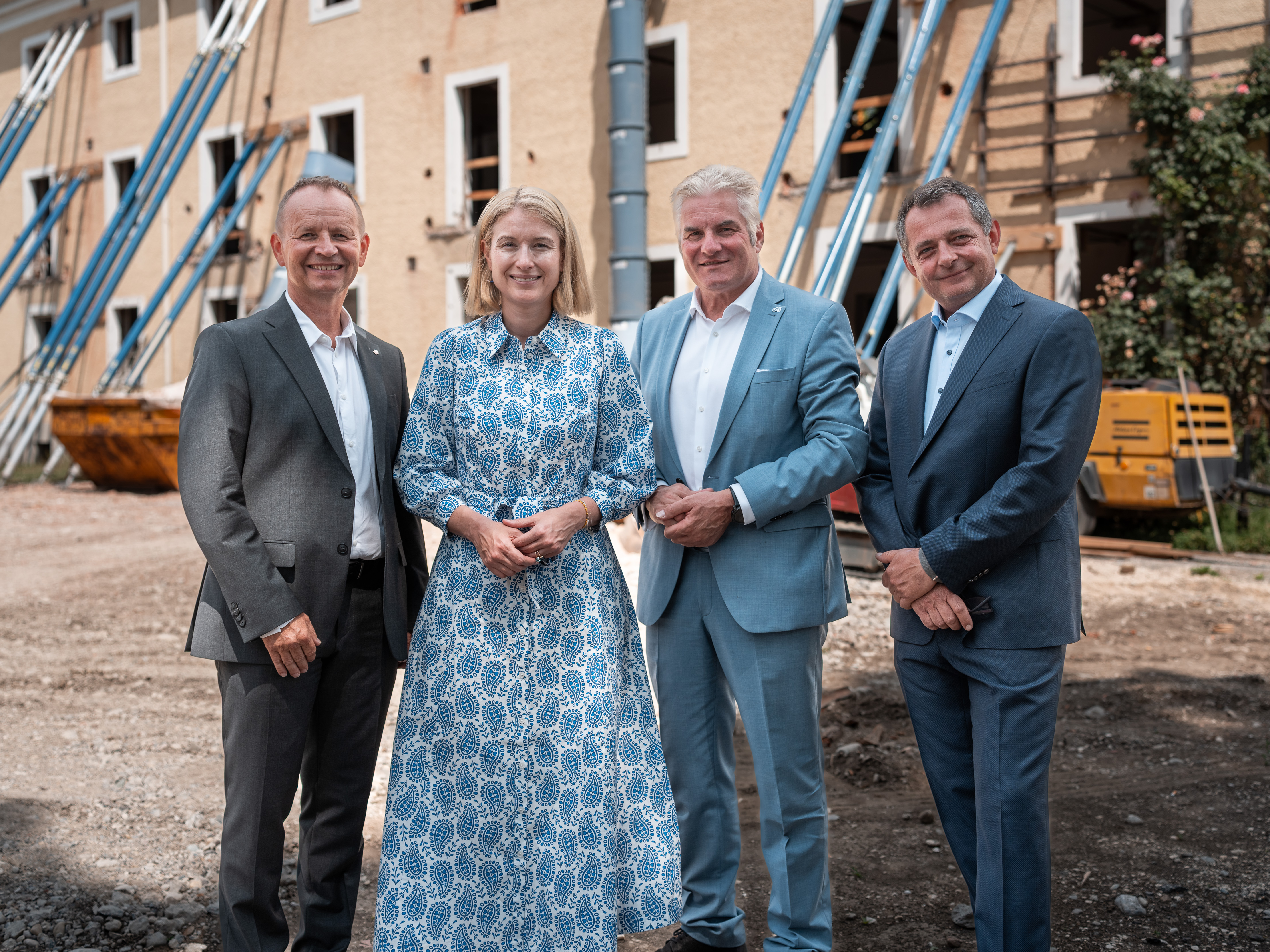 LH-Stv.in Mag.a Christine Haberlander, Mag. Karl Lehner, Mag. Rudolf Wagner und Prim. Dr. Martin Barth