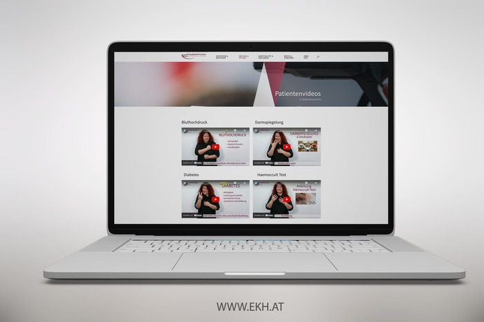 Informationsvideos in Gebärdensprache