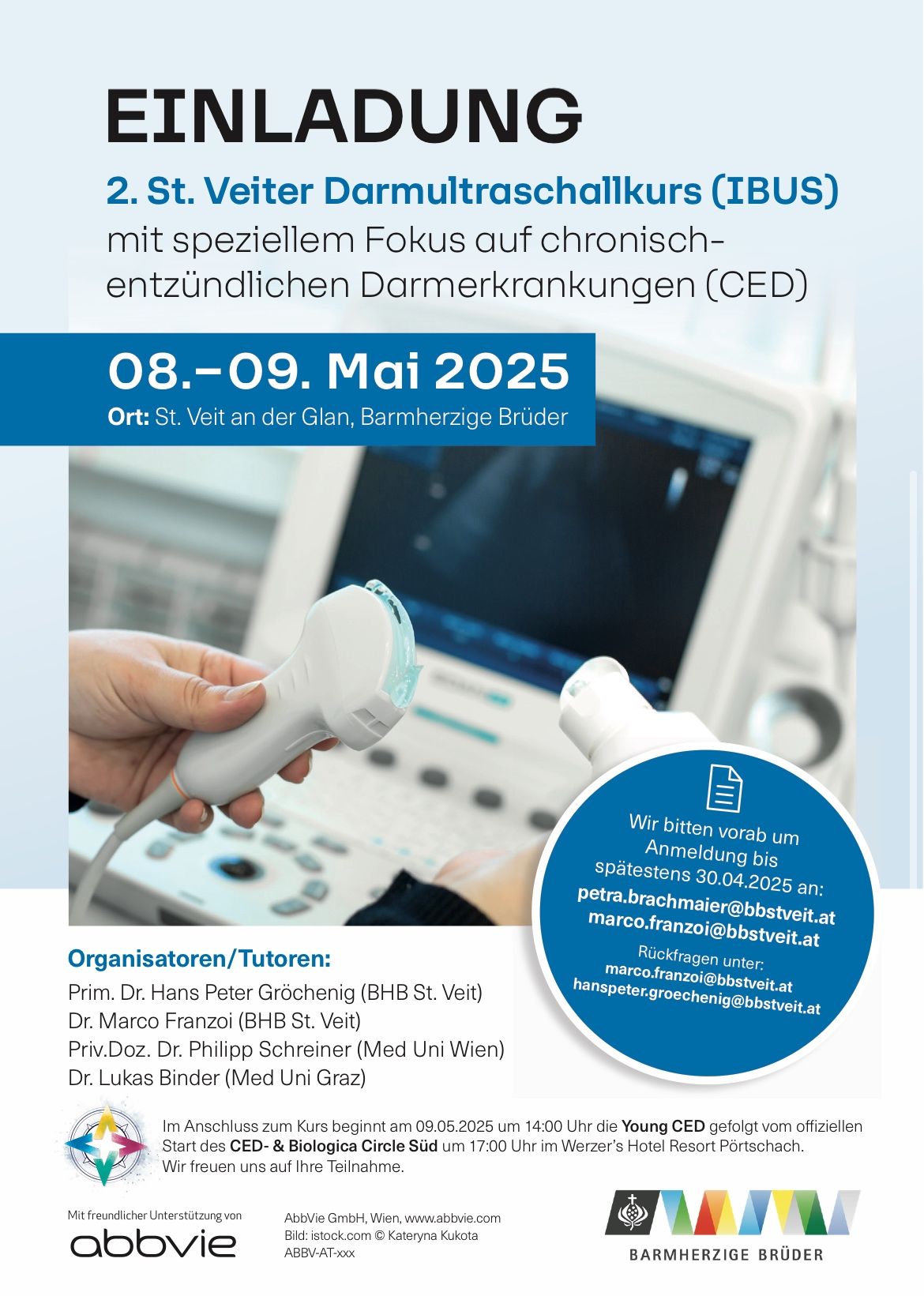 2. St. Veiter Darmultraschallkurs / Barmherzige Brüder 2. St. Veiter Darmultraschallkurs