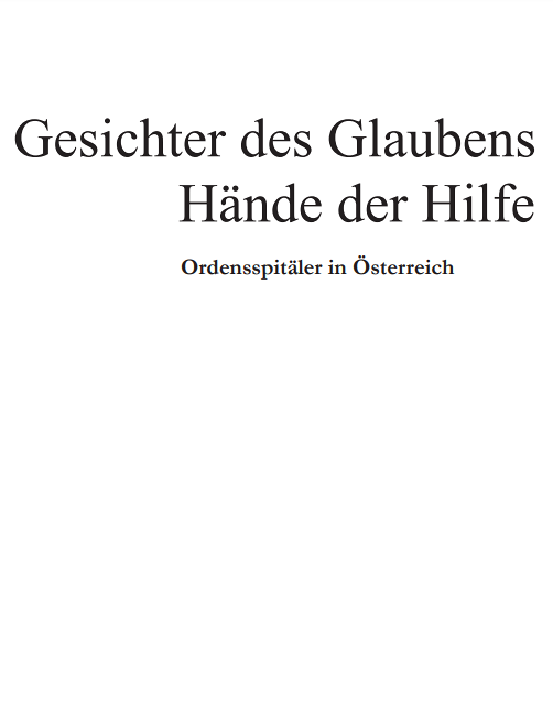 Titel des Buches: Gesichter des Glaubens - Hände der Hilfe