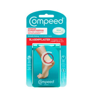 eine Packung Compeed Blasenpflaster Medium