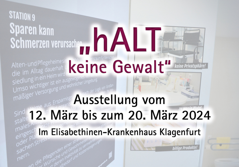„hALT keine Gewalt“ / EKH Wanderausstellung „hALT keine Gewalt“