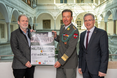 Benefizkonzert der Militärmusik Kärnten, Rathaussaal St. Veit, Fotos Thomas Hude, 7.11.2022