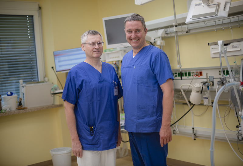 Prim. Zink und EOA Dr. Pojer