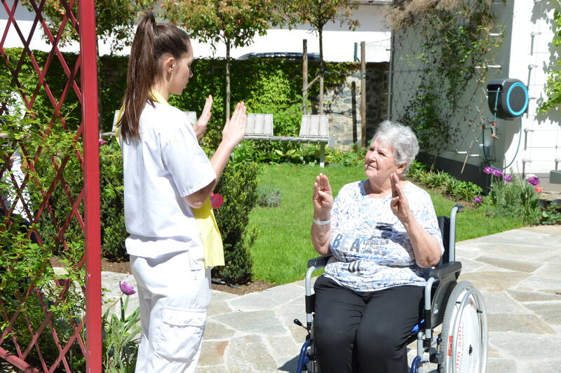 Nursing Training Unit im Rosengarten Therapie