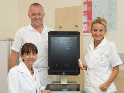 EOÄ Dr. Dreschl, Ltd. OA Dr. Gorjanc, FÄ Dr. Greiner