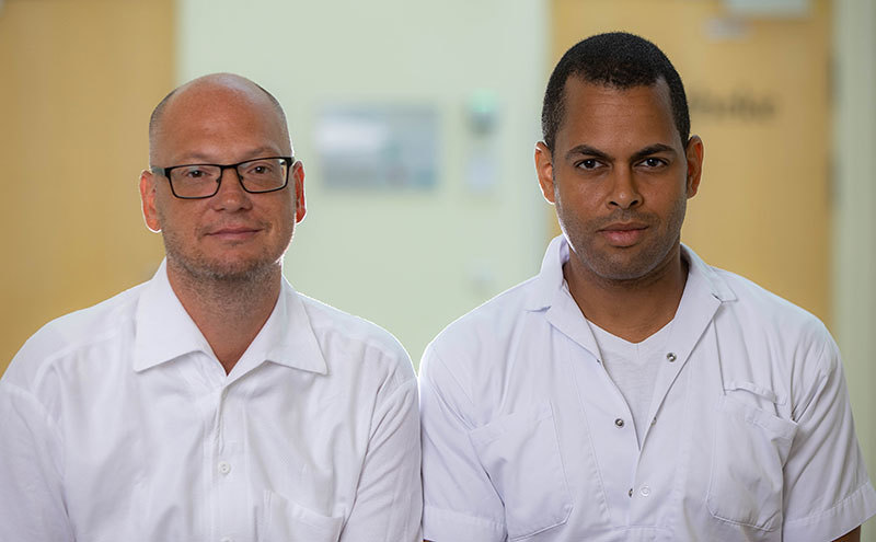 Hier sehen Sie das Hygieneteam