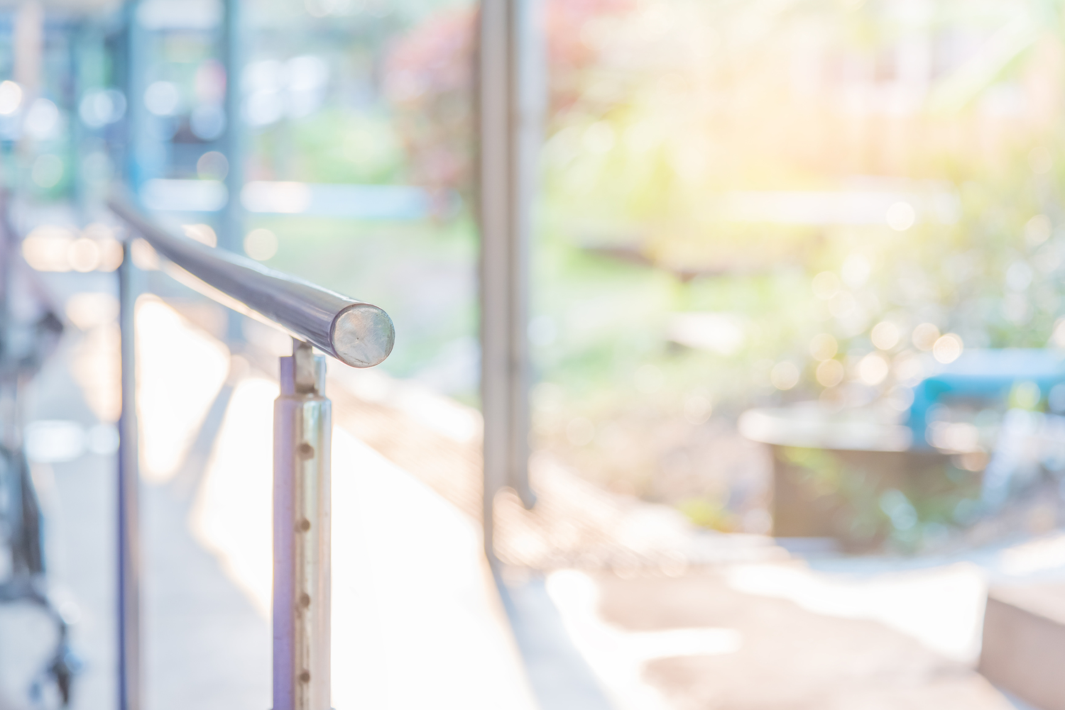 image of balance bar in hospital day time .