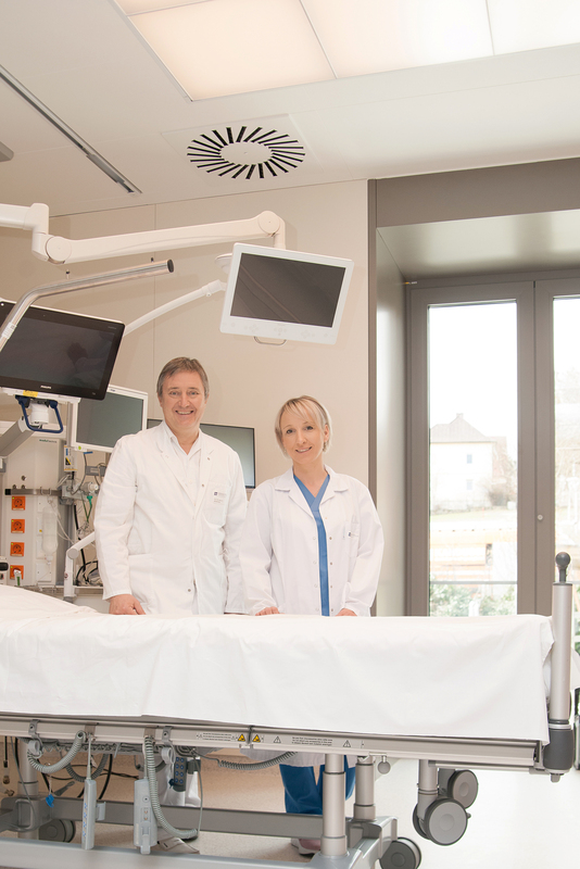 Prim. Dr. Zink und Luise Thinius